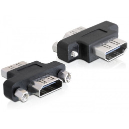 DeLOCK HDMI A 19-p HDMI A Nero