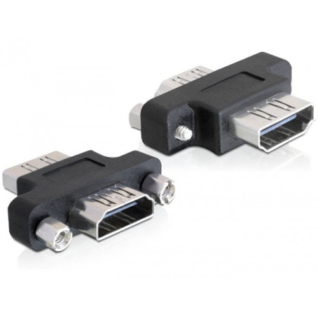 DeLOCK HDMI A 19-p HDMI A Nero