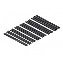 DeLOCK Set di tubi termorestringenti 100 mm 28 pezzi nero