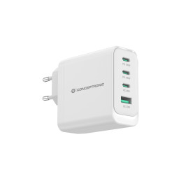 Conceptronic ALTHEA22W100 Caricabatterie per dispositivi mobili Universale Bianco AC Ricarica rapida Interno