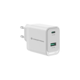 Conceptronic ALTHEA20W45 Caricabatterie per dispositivi mobili Universale Bianco AC Ricarica rapida Interno