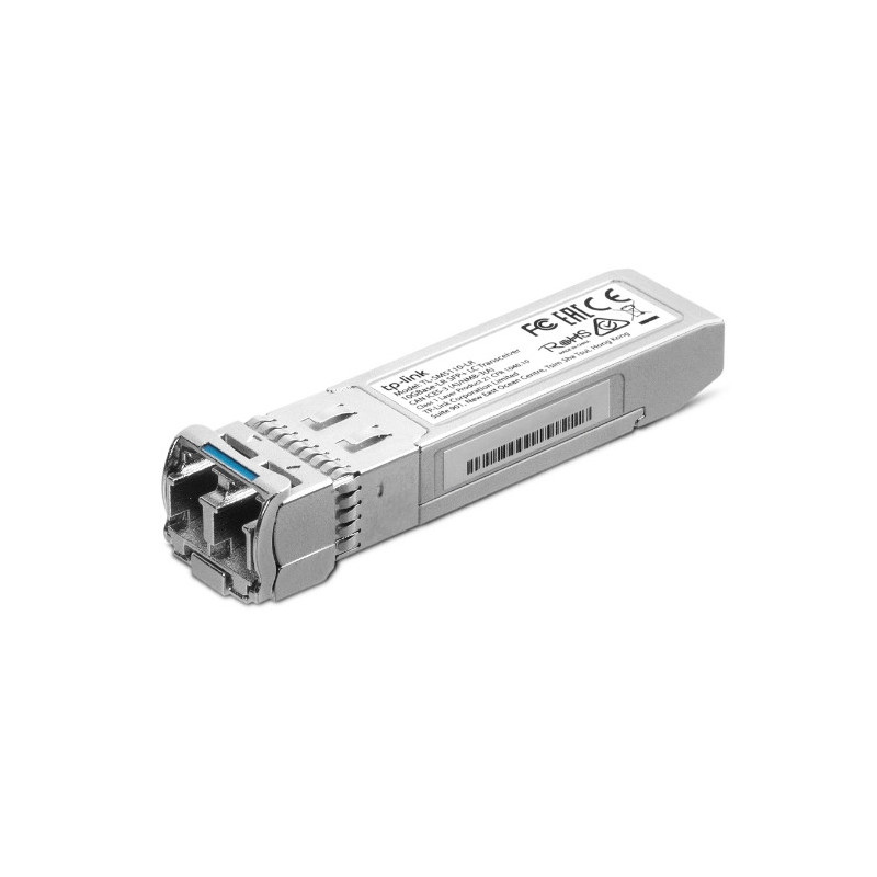 TP-Link SM5110-LR modulo del ricetrasmettitore di rete Fibra ottica 10000 Mbit s SFP+ 1310 nm TP-Link SM5110-LR modulo del ricetrasmettitore di rete Fibra ottica 10000 Mbit s SFP+ 1310 nm