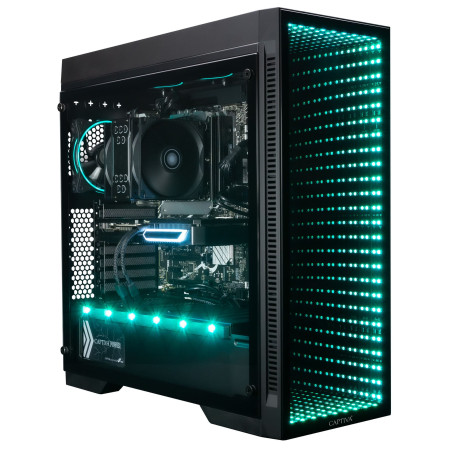 CAPTIVA Advanced Gaming I82-502 Intel® Core™ i7 32 GB DDR4-SDRAM 2 TB SSD NVIDIA GeForce RTX 4060 Ti Windows 11 Home PC Nero