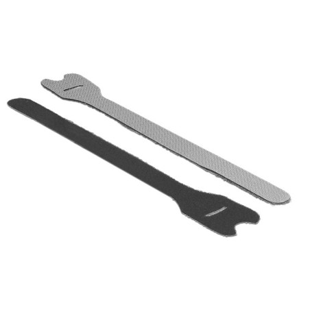 DeLOCK 18264 fascetta Nylon Grigio 10 pz