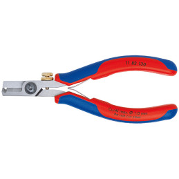 Knipex 11 82 130 pinza spellacavi Blu, Rosso