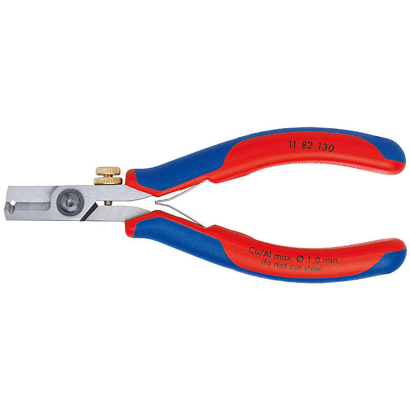Knipex 11 82 130 pinza spellacavi Blu, Rosso Knipex 11 82 130 pinza spellacavi Blu, Rosso