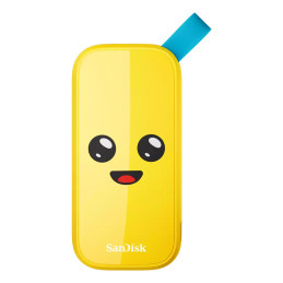 SanDisk SDSSDE30-2T00-G25F unità esterna a stato solido 2 TB USB tipo-C 3.2 Gen 2 (3.1 Gen 2) Giallo