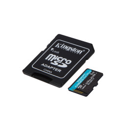 Kingston Technology Scheda microSDXC Canvas Go Plus Gen4 200MB s A2 U3 V30 da 1 TB + adattatore