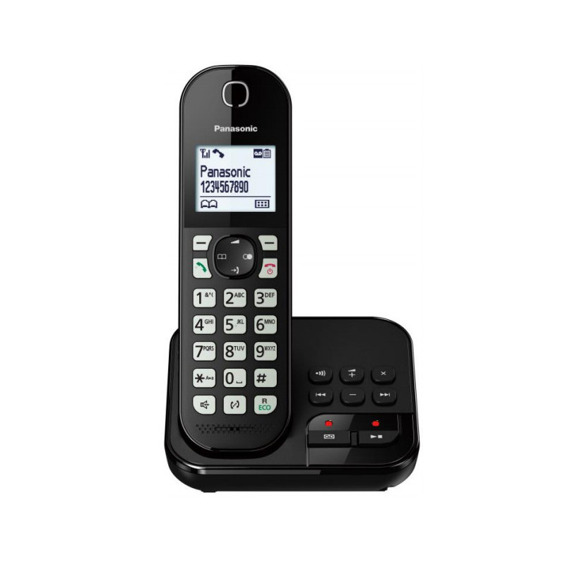 Panasonic KX-TGC460GB Telefono DECT Identificatore di chiamata Nero Panasonic KX-TGC460GB Telefono DECT Identificatore di chiamata Nero