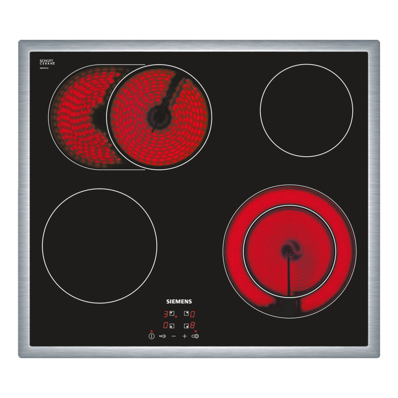 Siemens ET645HN17E piano cottura Nero Da incasso Ceramica 4 Fornello(i) Siemens ET645HN17E piano cottura Nero Da incasso Ceramica 4 Fornello(i)