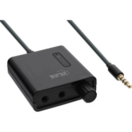 InLine , Amplificatore per cuffie USB HQ, con eq. e out audio ottico, batteria
