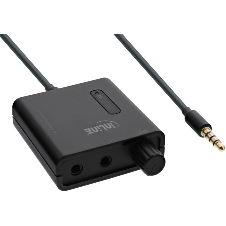InLine , Amplificatore per cuffie USB HQ, con eq. e out audio ottico, batteria