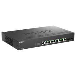 D-Link DMS-1250-10SP E switch di rete Gestito 2.5G Ethernet (100 1000 2500) Supporto Power over Ethernet (PoE) Nero