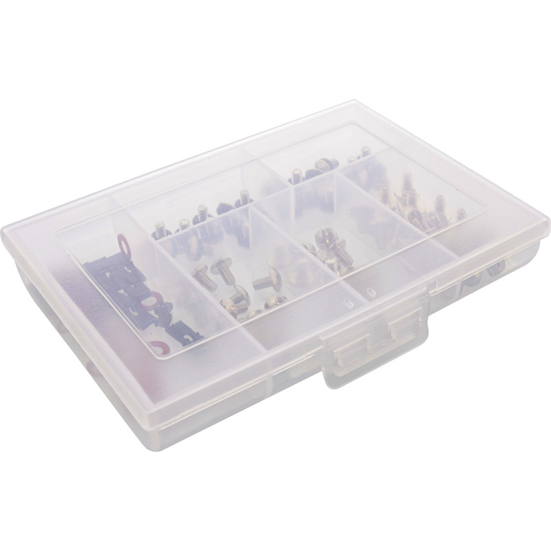 InLine Viti per PC con distanziali, jumper, assortimento in box , 94pz InLine Viti per PC con distanziali, jumper, assortimento in box , 94pz