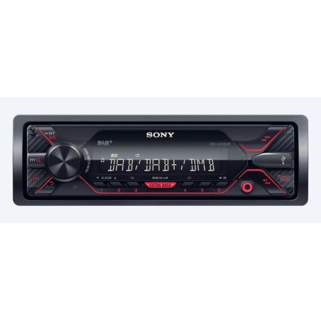 Sony DSX-A310DAB Nero, Rosso 220 W