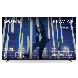 Sony BRAVIA 8 OLED 77 Pollici 4K HDR Google Smart TV (2024) | Gaming Menu per PlayStation 5, IMAX Enhanced, Dolby Vision Atmos,