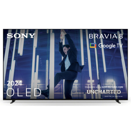 Sony BRAVIA 8 OLED 77 Pollici 4K HDR Google Smart TV (2024) | Gaming Menu per PlayStation 5, IMAX Enhanced, Dolby Vision Atmos,