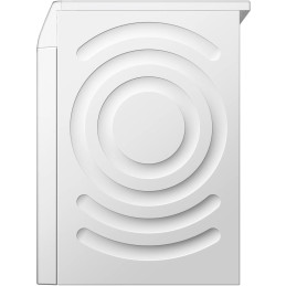 Bosch Serie 8 WNC254A40 lavasciuga Libera installazione Caricamento frontale Bianco D