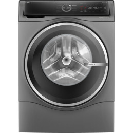 Bosch Serie 8 WNC254AS0 lavasciuga Libera installazione Caricamento frontale Acciaio inox D