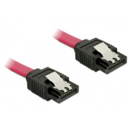 DeLOCK 82674 cavo SATA 0,1 m Rosso
