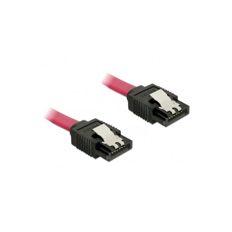 DeLOCK 82674 cavo SATA 0,1 m Rosso