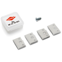 Knipex 90 22 10 E01 accessorio per utensili da taglio per tubi manuali Lama di ricambio Argento