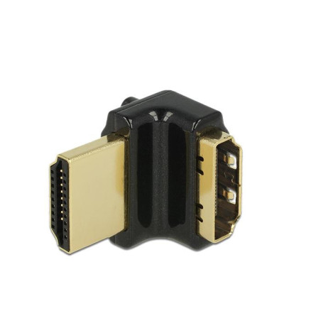 DeLOCK HDMI-A HDMI-A, F M, 90° Nero