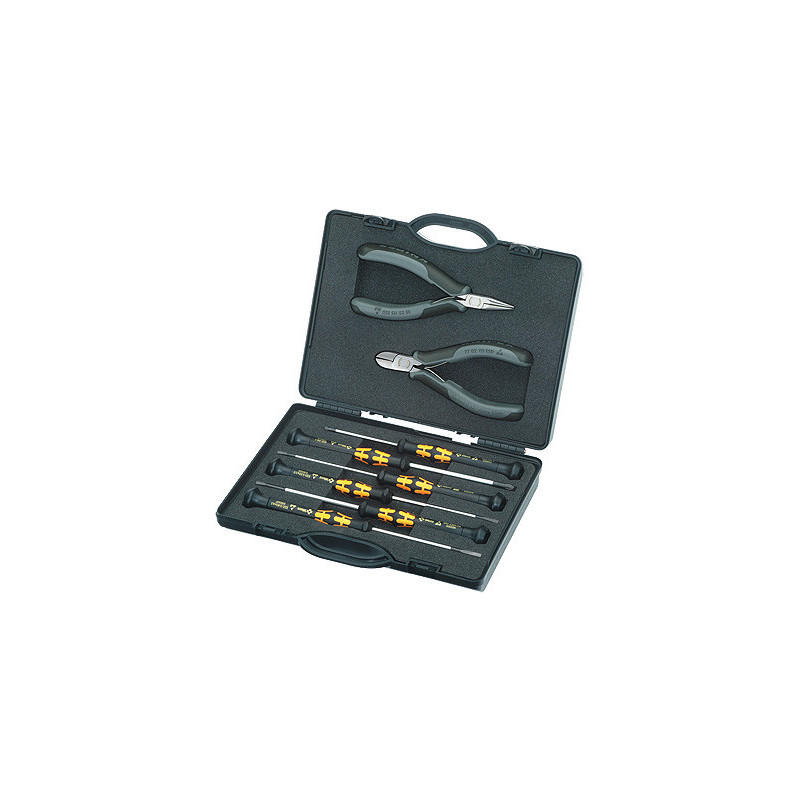 Knipex 00 20 18 ESD set di strumenti meccanici 8 strumenti Knipex 00 20 18 ESD set di strumenti meccanici 8 strumenti