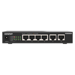 QNAP QSW-2104-2T-R2 switch di rete Non gestito 10G Ethernet (100 1000 10000) Desktop Nero