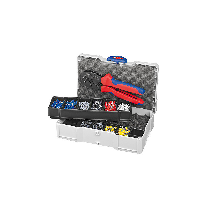 Knipex 97 90 23 pinza crimpatrice Set di utensili attrezzi Blu, Rosso Knipex 97 90 23 pinza crimpatrice Set di utensili attrezzi Blu, Rosso