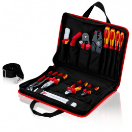 Knipex 00 21 11 cassetta per attrezzi Nero, Rosso Poliestere