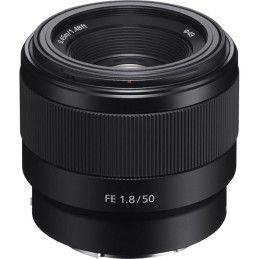 Sony SEL-50F18F Obiettivo a Focale Fissa 50 mm F1.8, Mirrorless Full-Frame, Attacco E, SEL50F18F