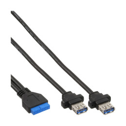 InLine Scheda Mini-PCIe 2.0, 4x USB 3.0