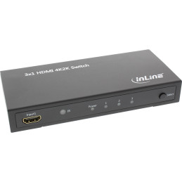 InLine HDMI Switch 3 porte, 4K2K, 3D, LPCM, DTS, DTS-HD
