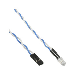 InLine HDD LED di alimentazione per collegamento scheda madre, blu, 5 mm, 0,8 m