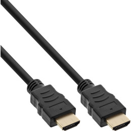 InLine Cavo HDMI High Speed con Ethernet, 10m, dorato