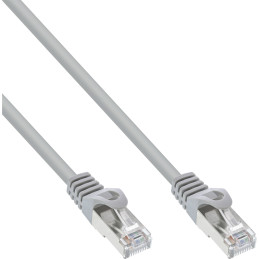 InLine Cavo patch Lan, SF UTP, Cat.5e, grigio, 0,25m