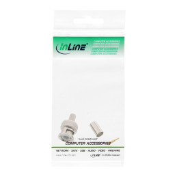 InLine Spina BNC RG59 per cavi video a crimpare