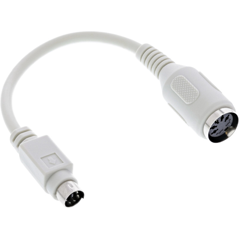 InLine InLineCavo adattatore per tastiera F DIN a 5 poli per M PS 2, 10 cm InLine InLineCavo adattatore per tastiera F DIN a 5 poli per M PS 2, 10 cm