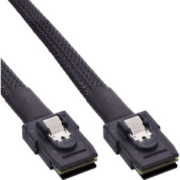 InLine Cavo Mini SAS, SFF-8087 a SFF-8087 + Sideband, 1m