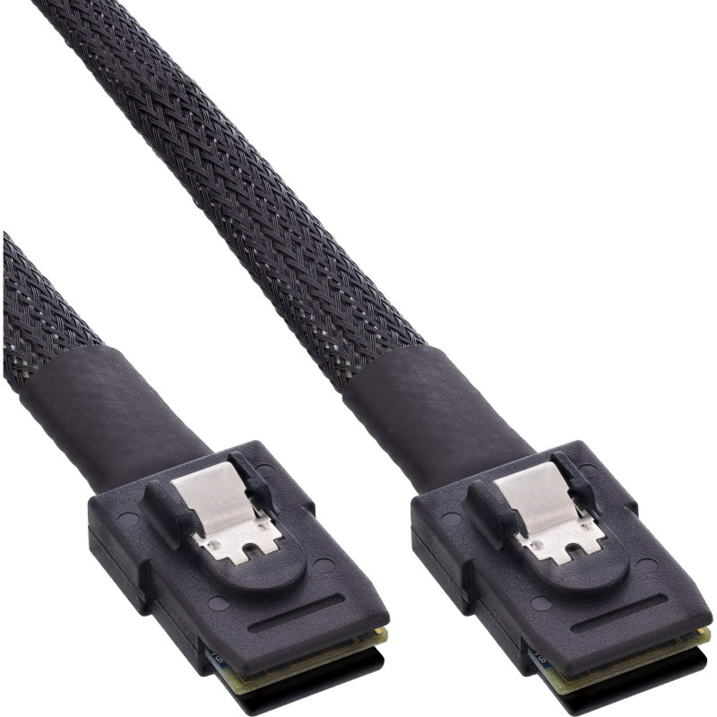 InLine Cavo Mini SAS, SFF-8087 a SFF-8087 + Sideband, 1m InLine Cavo Mini SAS, SFF-8087 a SFF-8087 + Sideband, 1m