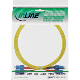 InLine Cavo Duplex, SC SC 9 125µm, Fibra Ottica OS2, 20m