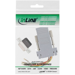InLine Adattatore modulare telefonico RS232 Sub-D 9pin f. a RJ45 f., config.