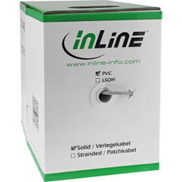 InLine Cavo LAN, F UTP, Cat.5e, AWG24 CCA, PVC, 100m