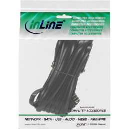 InLine Cavo prolunga telefonico TAE-N maschio a TAE-N femmina, 6m