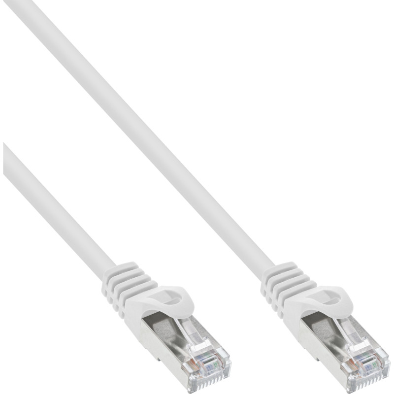 InLine Cavo patch Lan, SF UTP, Cat.5e, bianco, 1m InLine Cavo patch Lan, SF UTP, Cat.5e, bianco, 1m