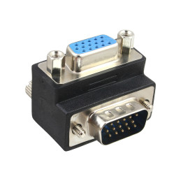 InLine Adattatore VGA Sub-D 15pin f. f., dorato, angolo 90°