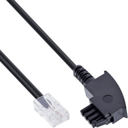 InLine Cavo telefonico TAE-F maschio a RJ45 8 2 per DSL-Router, 15m