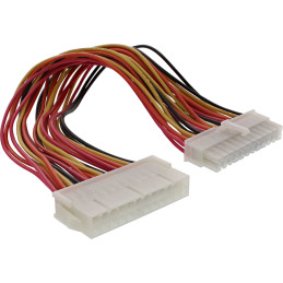 InLine Cavo di alimentazione int. da 24pin ATX M a 24pin ATX F, 0,20m