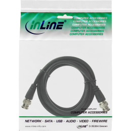 InLine Cavo Video RG59   75Ohm coassiale, BNC maschio maschio, 10m